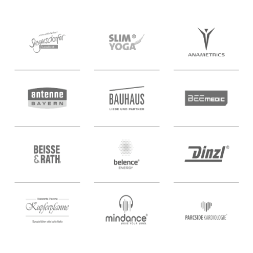 Anametrics, Bauhaus, BEE medic, Beisse & Rath, belence energy, mindance, Parcside Kardiologie, ...